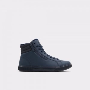 Aldo Preralith Lace-up boot - Cup sole Uomo Stivali Stringati Blu Marino | EGUSWAH-57