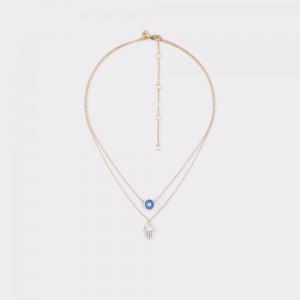 Aldo Qerarith Necklace Donna Collane Blu Scuro | MWHOSUC-46