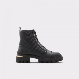 Aldo Quilt Donna Stivali da combattimento Nere | YREGPVD-75