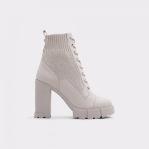 Aldo Rebel Combat boots - Lug sole Donna Stivali da combattimento Grigie | XZCPDVT-47