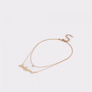 Aldo Rhirania Necklace Donna Collane Oro | XDOGEPC-61