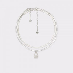 Aldo Rokku Necklace Donna Collane Argento | TPJAYSC-53