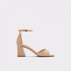 Aldo Safdie Ankle strap heeled sandal Donna Tacchi Beige | EXZQLUG-42
