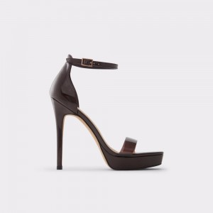 Aldo Scarlett High heel sandal - Stiletto heel Donna Scarpe Platform Marroni Scuro | RYXDEMA-10