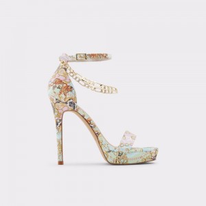Aldo Scarlettchain Heeled sandal - Stiletto heel Donna Scarpe Platform Colorate | JDTRYMH-09