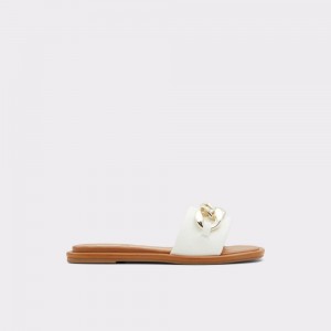Aldo Sydling Slide sandal Donna Sandali Bianche | GXTQMON-32