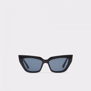 Aldo Talabrina Cat eye sunglasses Donna Occhiali da Sole Nere Oro | QFVTRLC-10