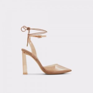 Aldo Tilah Strappy heeled shoe - Block heel Donna Tacchi Beige | EPNCOBX-41