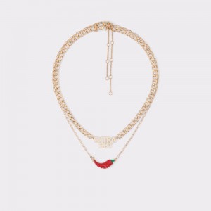 Aldo Unirawin Necklace Donna Collane Rosse | YLZURWB-72