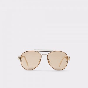 Aldo Unoe Square sunglasses Donna Occhiali da Sole Oro | DYCKVEJ-34