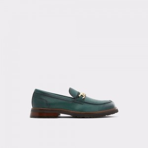 Aldo Weaver Loafer Uomo Slip On Verdi Scuro | ADYSNWE-07
