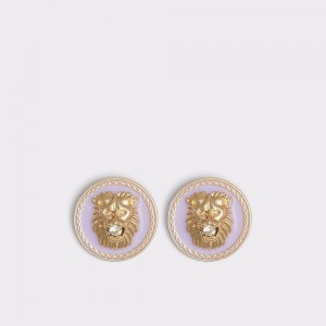 Aldo Wigolla Button earrings Donna Gioielli Viola Chiaro | YXPVHUN-24