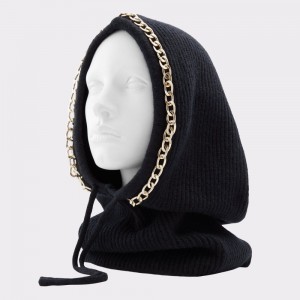 Aldo Yba Hood Donna Cappelli Nere Oro | DEJKPAY-21