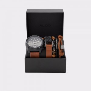 Aldo Ybigori Watch Uomo Gioielli Marroni | WGUOHPX-84