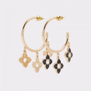 Aldo Zaligan Earrings Donna Gioielli Nere Oro | WGDUEVO-60