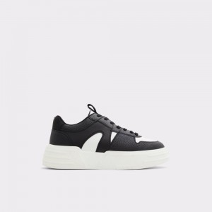 Aldo Zeus Low top sneaker - Lug sole Uomo Sneakers Nere | CDSIBVA-51